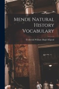 Mende Natural History Vocabulary - Frederick William Hugh Migeod