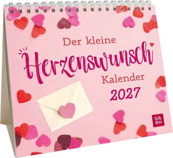 Mini-Kalender 2027: Der kleine Herzenswunschkalender - 
