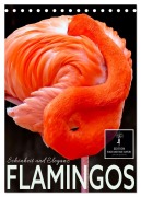 Flamingos - Eleganz und Schönheit (Tischkalender 2026 DIN A5 hoch), CALVENDO Monatskalender - Peter Roder