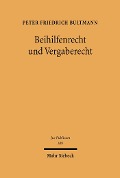 Cover-Bild zum Titel 'Beihilfenrecht und Vergaberecht' von 'Peter Bultmann'