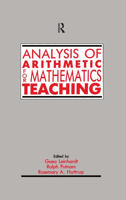 Analysis of Arithmetic for Mathematics Teaching - 