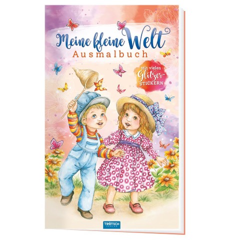 Trötsch Meine kleine Welt Ausmalbuch mit Glitzerstickern - 