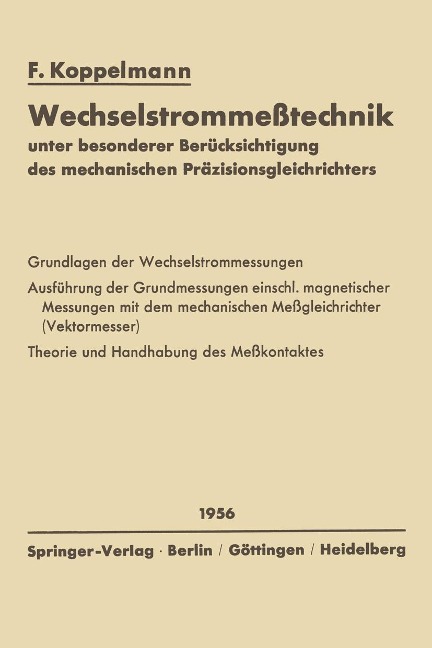 Wechselstrommeßtechnik - Floris Koppelmann