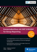 Cover-Bild zum Titel 'Konzernabschluss mit SAP S/4HANA for Group Reporting' von 'Patrik Monz, Fabian Zollikofer, Jan Gräter, Cynthia Glodeanu-Kerkhoff'