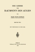 Cover-Bild zum Titel 'Die Lehre vom Raumsinn des Auges' von 'Franz Bruno Hofmann'