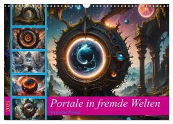Cover-Bild zum Titel 'Portale in fremde Welten - Mystische Pforten (Wandkalender 2026 DIN A3 quer), CALVENDO Monatskalender' von 'Babett Paul - Babetts Bildergalerie'