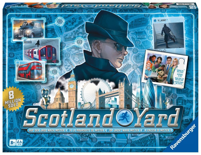 Scotland Yard - Gesellschaftsspiel & Brettspiel ab 8 Jahre - Projektteam III, Michael Schacht
