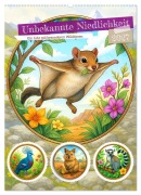Cover-Bild zum Titel 'Unbekannte Niedlichkeit (Wandkalender 2027 DIN A2 hoch), CALVENDO Monatskalender' von 'Kerstin Waurick'
