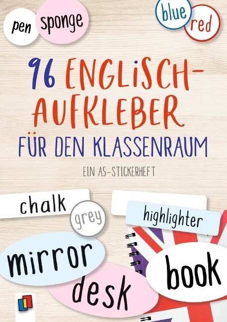 96 Englisch-Aufkleber für den Klassenraum - 