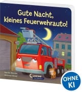 Cover-Bild zum Titel 'Gute Nacht, kleines Feuerwehrauto!' von 'Natalie Mendes'