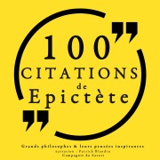 Cover-Bild zum Titel '100 citations d'Epictète' von 'Epictète'