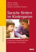 Cover-Bild zum Titel 'Sprache fördern im Kindergarten' von 'Werner Knapp, Barbara Gasteiger-Klicpera, Diemut Kucharz'