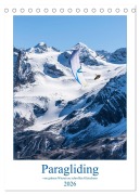 Cover-Bild zum Titel 'Paragliding - von grünen Wiesen zu schroffen Gletschen (Tischkalender 2026 DIN A5 hoch), CALVENDO Monatskalender' von 'Andy Frötscher'