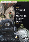 Around the World in Eighty Days. Buch + Audio-CD - Jules Verne