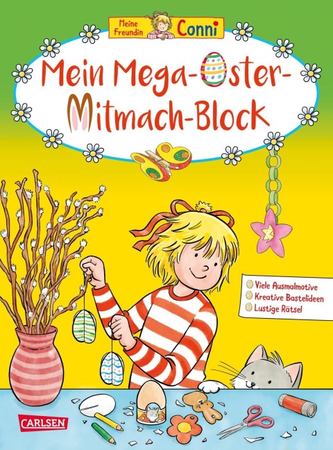 Conni Gelbe Reihe (Beschäftigungsbuch): Mein Mega-Oster-Mitmach-Block - Hanna Sörensen