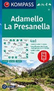 KOMPASS Wanderkarte 71 Adamello, La Presanella 1:50.000 - 