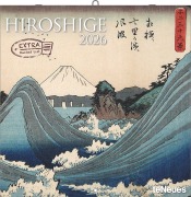 Cover-Bild zum Titel 'Hiroshige 2026 - Wand-Kalender - Broschüren-Kalender - 30x30 - 30x60 geöffnet - Kunst-Kalender' von ''