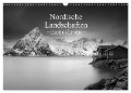 Nordische Landschaften - monochrom (Wandkalender 2024 DIN A3 quer), CALVENDO Monatskalender - Jeanny Müller