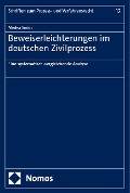 Cover-Bild zum Titel 'Beweiserleichterungen im deutschen Zivilprozess' von 'Medea Smidt'