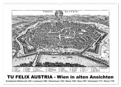 TU FELIX AUSTRIA - Wien in alten Ansichten (Wandkalender 2026 DIN A2 quer), CALVENDO Monatskalender - Claus Liepke