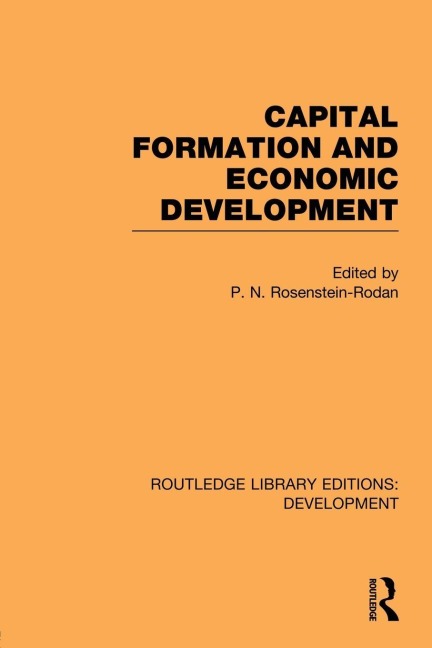 Capital Formation and Economic Development - 