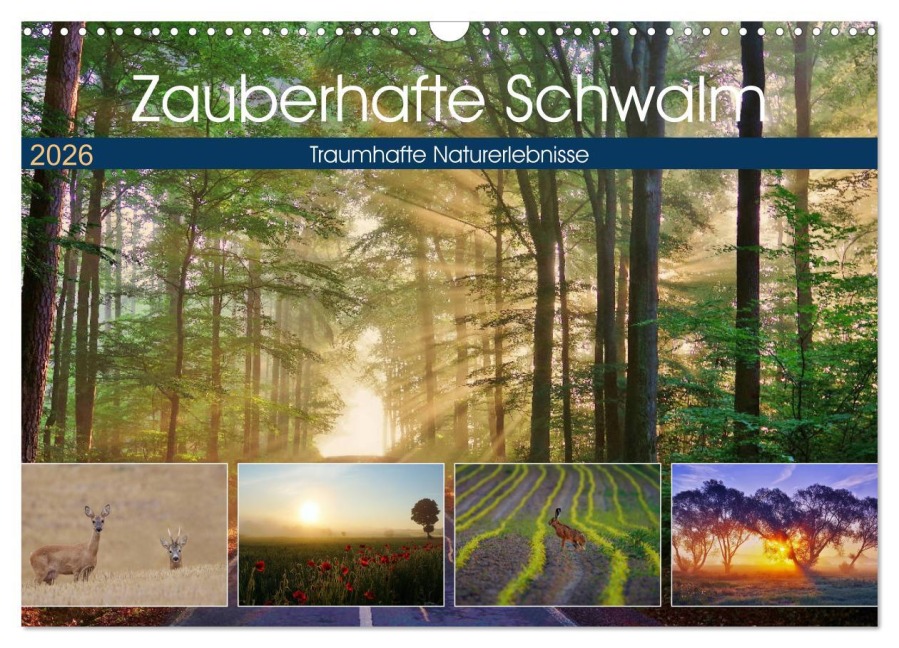 Zauberhafte Schwalm (Wandkalender 2026 DIN A3 quer), CALVENDO Monatskalender - Lutz Klapp