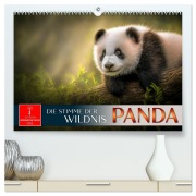 Panda - die Stimme der Wildnis (hochwertiger Premium Wandkalender 2026 DIN A2 quer), Kunstdruck in Hochglanz - Peter Roder