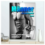Cover-Bild zum Titel 'Männer... in underwear deluxe (hochwertiger Premium Wandkalender 2026 DIN A2 hoch), Kunstdruck in Hochglanz' von 'Ralf Wehrle & Uwe Frank (Black&White Fotodesign)'