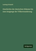 Cover-Bild zum Titel 'Geschichte der deutschen Stämme bis zum Ausgange der Völkerwanderung' von 'Ludwig Schmidt'