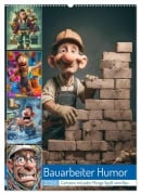 Cover-Bild zum Titel 'Bauarbeiter Humor (Wandkalender 2026 DIN A2 hoch), CALVENDO Monatskalender' von 'Steffen Gierok-Latniak'