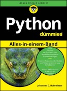 Cover-Bild zum Titel 'Python für Dummies Alles-in-einem-Band' von 'Johannes C. Hofmeister, Horst Schneider'