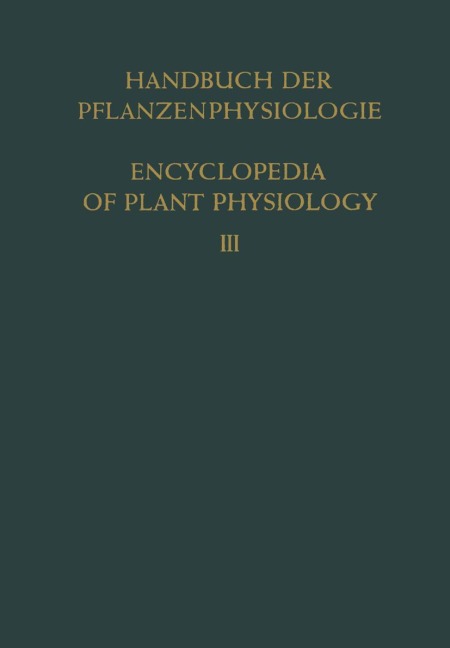 Pflanze und Wasser / Water Relations of Plants - 