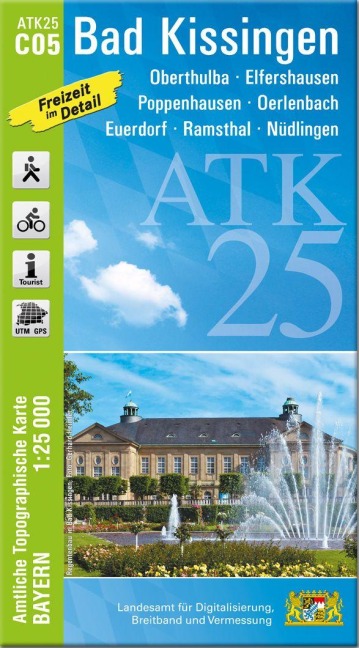 ATK25-C05 Bad Kissingen (Amtliche Topographische Karte 1:25000) - 