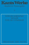 Cover-Bild zum Titel 'Kritik der praktischen Vernunft. Kritik der Urteilskraft' von 'Immanuel Kant'