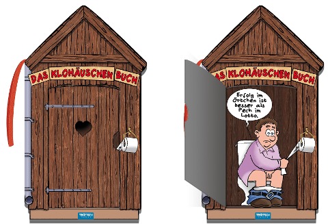 Trötsch Das Klohäuschenbuch Toilettenpapier Klopapier - 