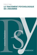 Cover-Bild zum Titel 'Le traitement psychologique de l'insomnie' von 'Colin A. Espie'