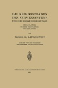 Cover-Bild zum Titel 'Die Kriegsschäden des Nervensystems und ihre Folgeerscheinungen' von 'M. Lewandowsky'