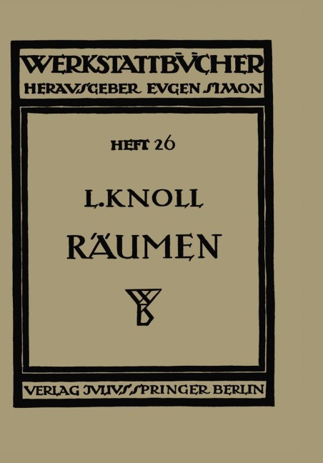 Räumen - Leonhard Knoll