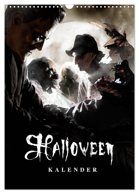 Halloween Optische Illusionen - Kalender 2026 (Wandkalender 2026 DIN A3 hoch), CALVENDO Monatskalender - Sven Sauer
