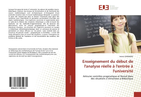 Enseignement du début de l'analyse réelle à l'entrée à l'université - Imène Ghedamsi