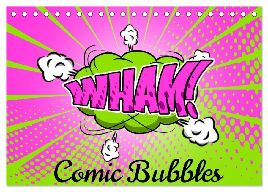 Comic Bubbles (Tischkalender 2026 DIN A5 quer), CALVENDO Monatskalender - Sell Pixs:Sell