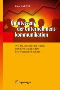 Cover-Bild zum Titel 'Quintessenz der Unternehmenskommunikation' von 'Eva Salzer'