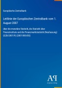 Cover-Bild zum Titel 'Leitlinie der Europäischen Zentralbank vom 1. August 2007' von 'Europäische Zentralbank'