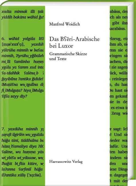 Das B'eri-Arabische bei Luxor - Manfred Woidich