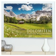 Cover-Bild zum Titel 'Dolomiten - Traumhafte Berglandschaften (hochwertiger Premium Wandkalender 2026 DIN A2 quer), Kunstdruck in Hochglanz' von 'Patrick Rosyk'