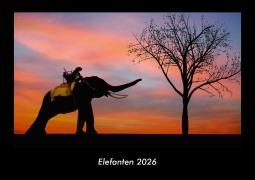 Cover-Bild zum Titel 'Elefanten 2026 Fotokalender DIN A3' von 'Tobias Becker'