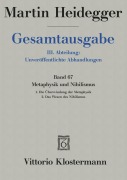 Cover-Bild zum Titel 'Gesamtausgabe. 4 Abteilungen / 3. Abt: Unveröffentlichte Abhandlungen / Metaphysik und Nihilismus. 1. Die Überwindung der Metaphysik (1938/39) 2. Das Wesen des Nihilismus (1946-48)' von 'Martin Heidegger'