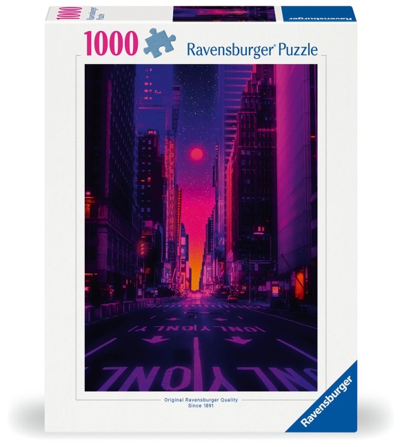 Erwachsenenpuzzle 1000 Teile - New York in Neon - 