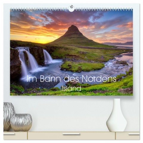 Im Bann des Nordens - Island (hochwertiger Premium Wandkalender 2025 DIN A2 quer), Kunstdruck in Hochglanz - Judith Kuhn