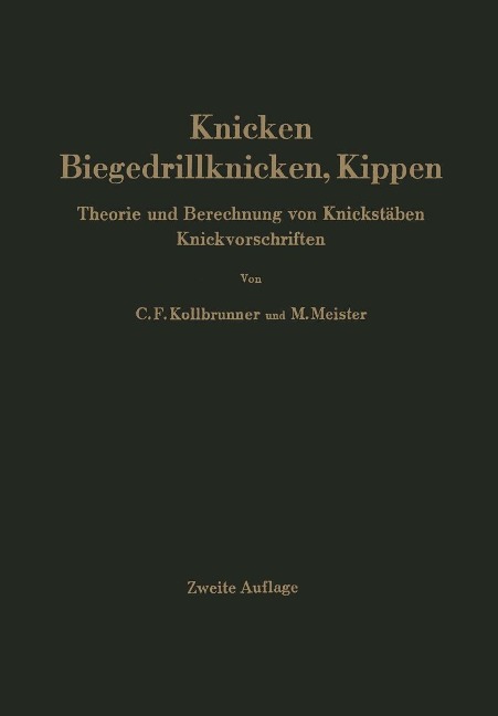 Knicken, Biegedrillknicken, Kippen - Curt F. Kollbrunner, Martin Meister